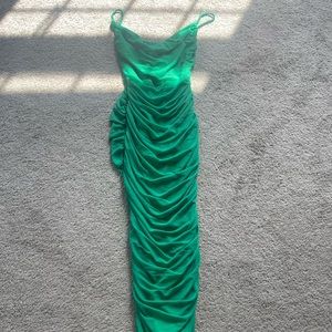 Hello Molly Forest Green Midi Dress
